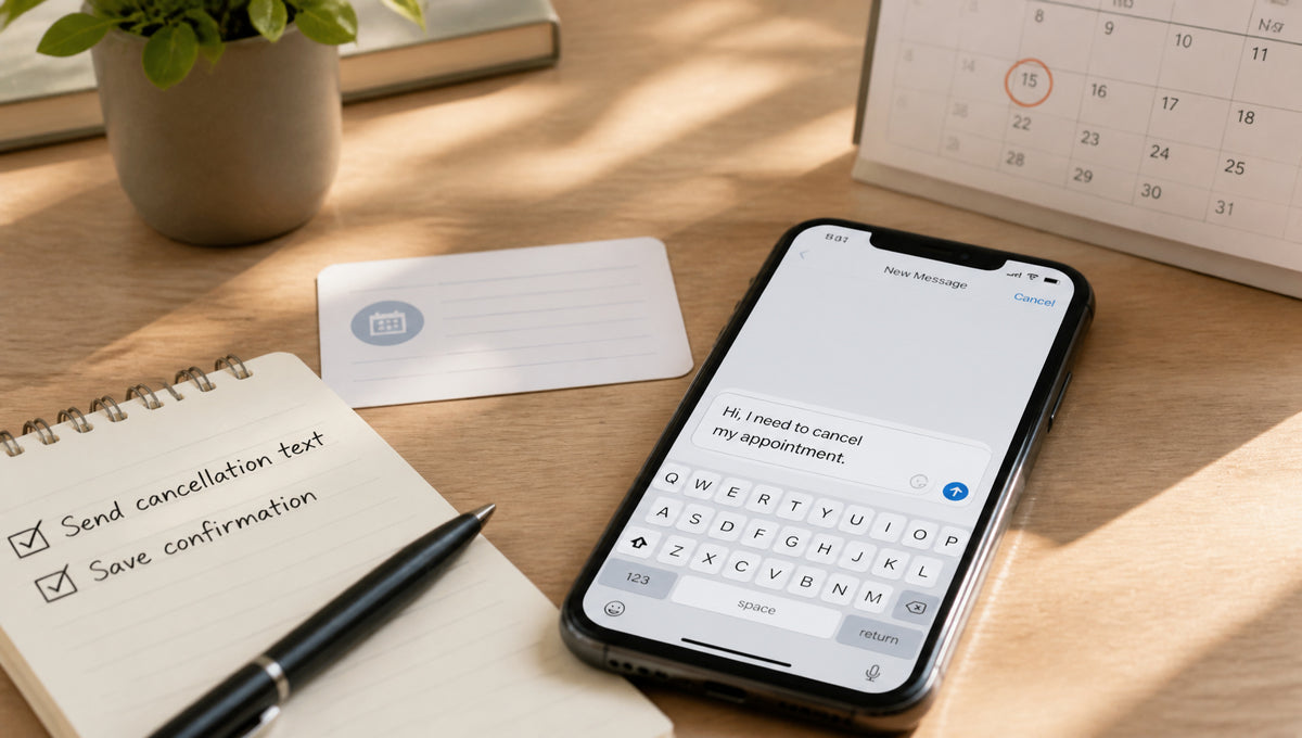 How to Cancel an Appointment by Text With Templates – CancelGuideHQ.com
