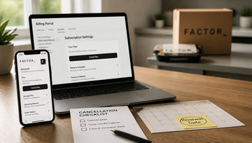 How to Cancel My Factor Subscription: Direct Step-by-Step