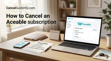 How to Cancel Aceable Subscription on Web iPhone and Android